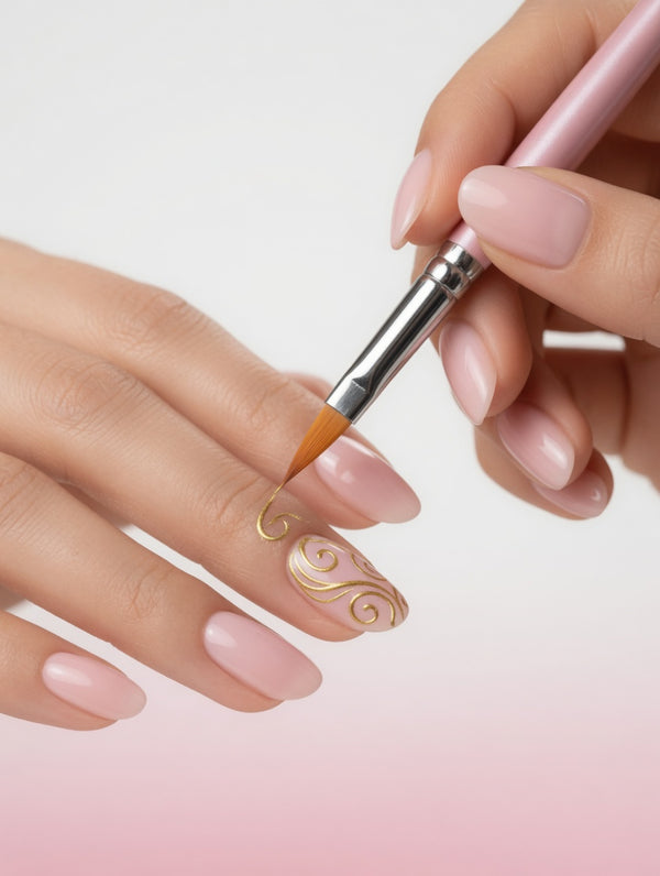 Professional Fine Liner Nail Art Brush - Ultra-Thin Detailer for Precise Design