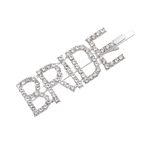 Sparkling Rhinestone "BRIDE" Hair Slide – Elegant Crystal Bridal Hair Pin for Weddings, Bachelorette Parties & Bridal Showers