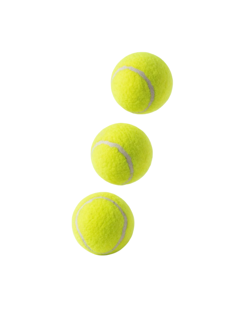 Premium All-Court Tennis Balls – High Elasticity & Durability (Pack of 3)