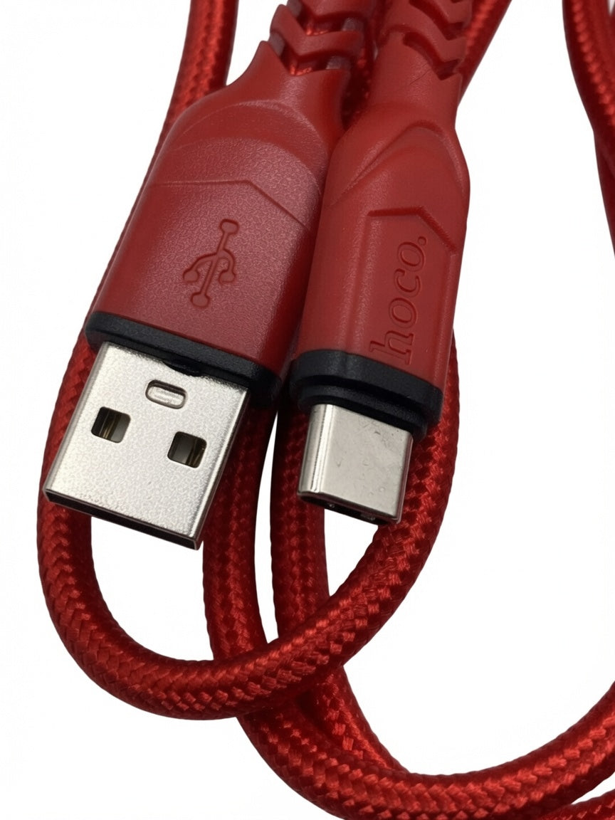 Hoco X59 Anti-Bending Type-C Fast Charging Data Cable (1m)