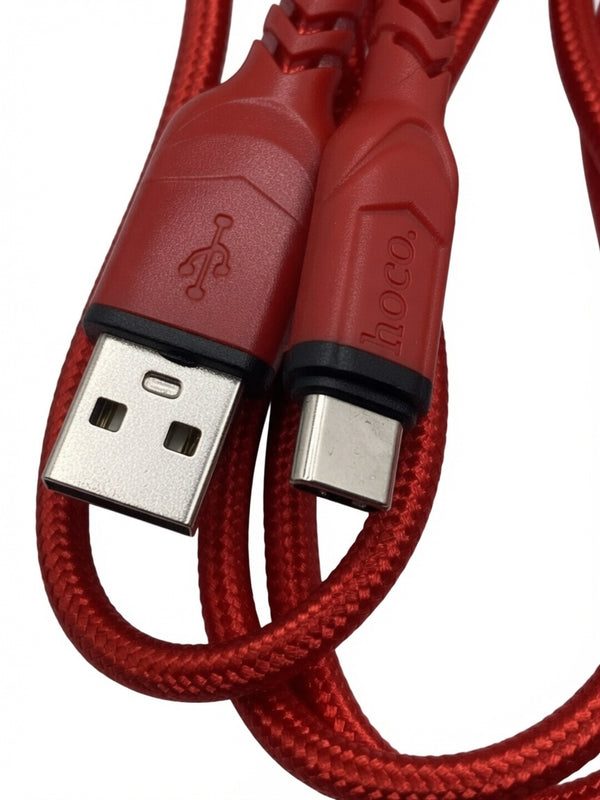 Hoco X59 Anti-Bending Type-C Fast Charging Data Cable (1m)